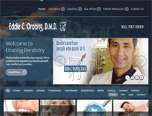 Tablet Screenshot of leesburgfldentist.com